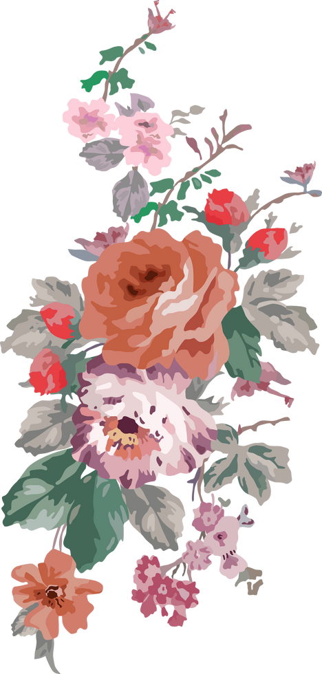 Fresh Flowers Illustration 